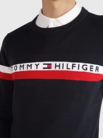 Suéter con franjas contrastantes de hombre Tommy Hilfiger