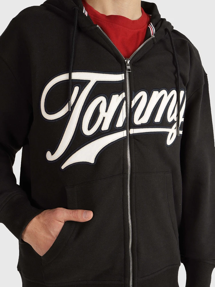 Sudadera con firma bordada de hombre Tommy Jeans