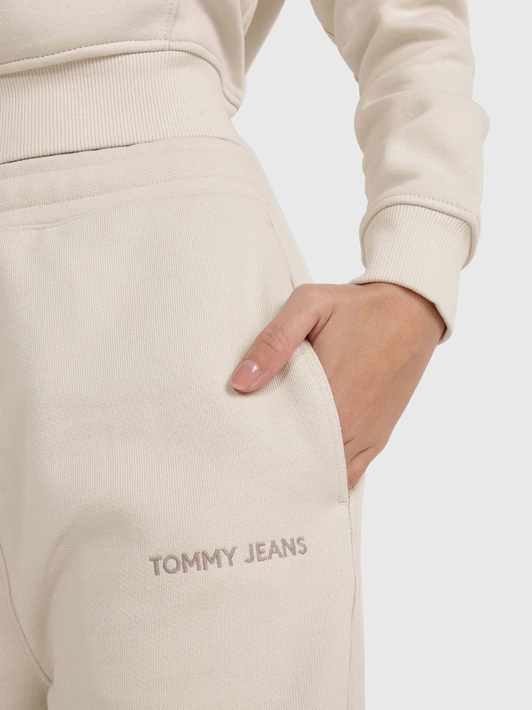 Pants con logo bordado de mujer Tommy Jeans