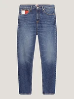 Jeans Izzie ajustados de talle alto tobilleros mujer Tommy