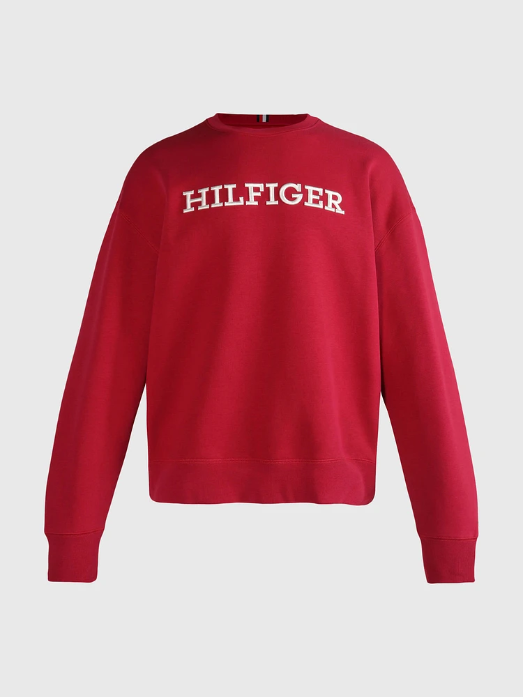 Sudadera de corte clásico con monotipo Hilfiger hombre Tommy