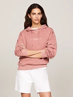 Sudadera con capucha y logo tonal bordado de mujer Tommy Hilfiger