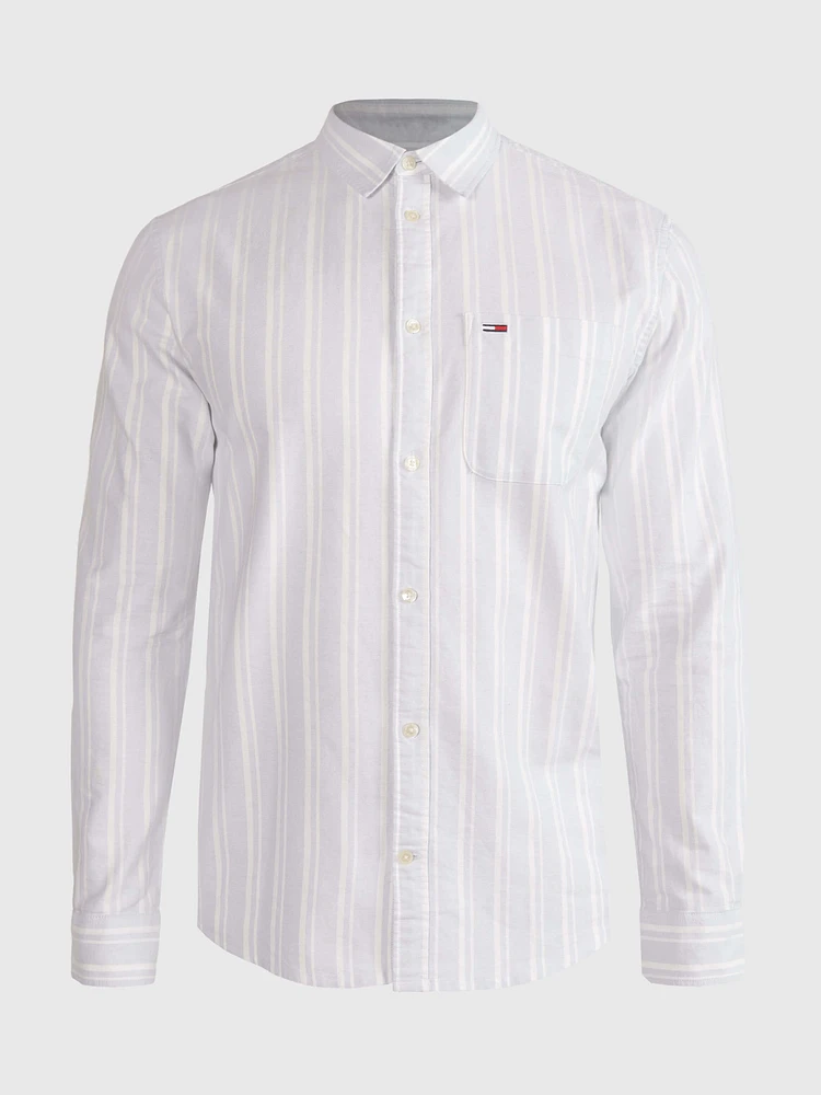 Camisa con franjas de hombre Tommy Jeans