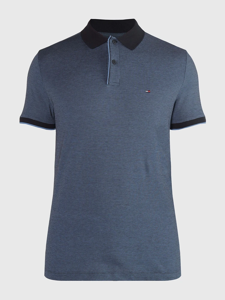 Polo con acabado texturizado de hombre Tommy Hilfiger