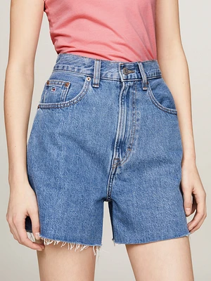 Shorts Jeans Mom de talle superalto mujer Tommy