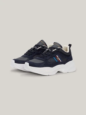 Tenis Global Stripe de ante mujer Tommy Hilfiger