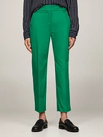 Pantalón chino recto slim de mujer Tommy Hilfiger