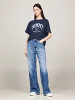 Playera Varsity de corte amplio con logo mujer Tommy Jeans