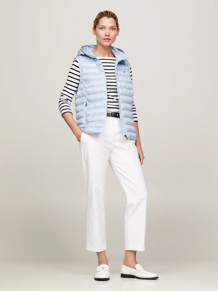 Chaleco acolchado ligero Global Stripe de mujer Tommy Hilfiger