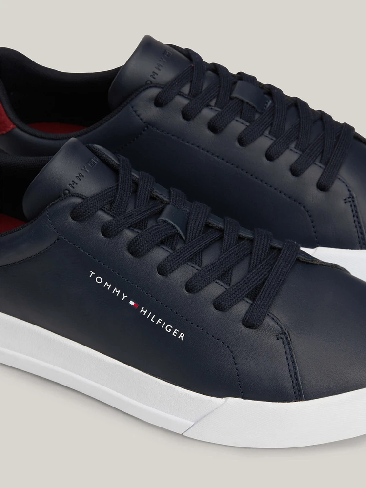 Tenis de piel con suela gruesa hombre Tommy Hilfiger