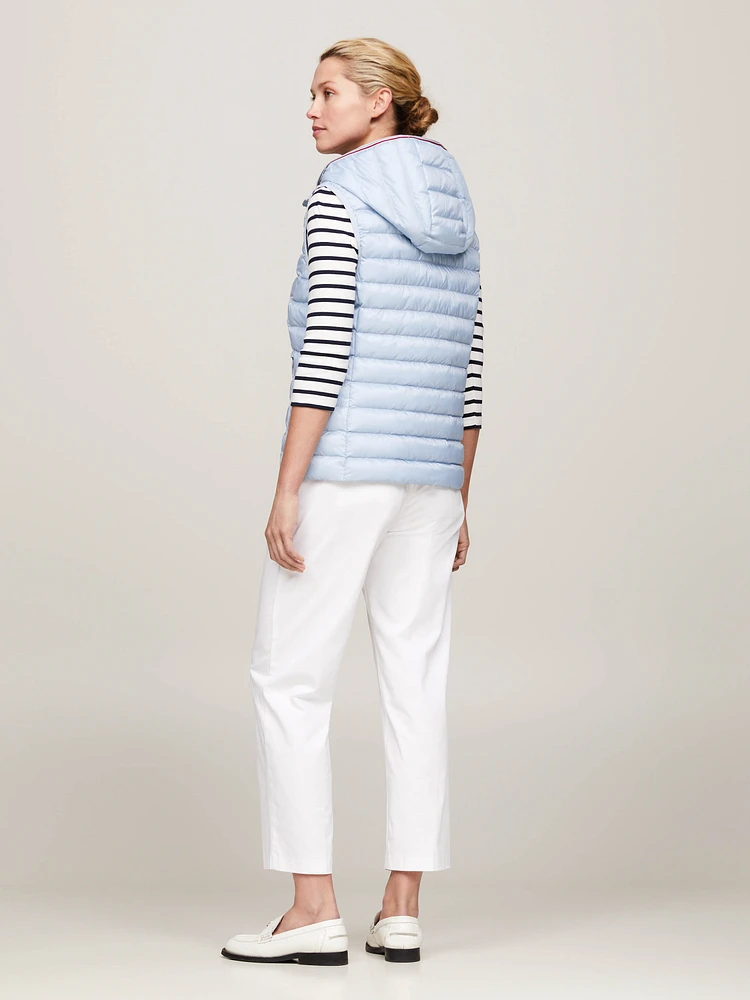 Chaleco acolchado ligero Global Stripe de mujer Tommy Hilfiger