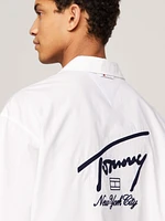 Camisa amplia de manga corta con parche hombre Tommy Jeans