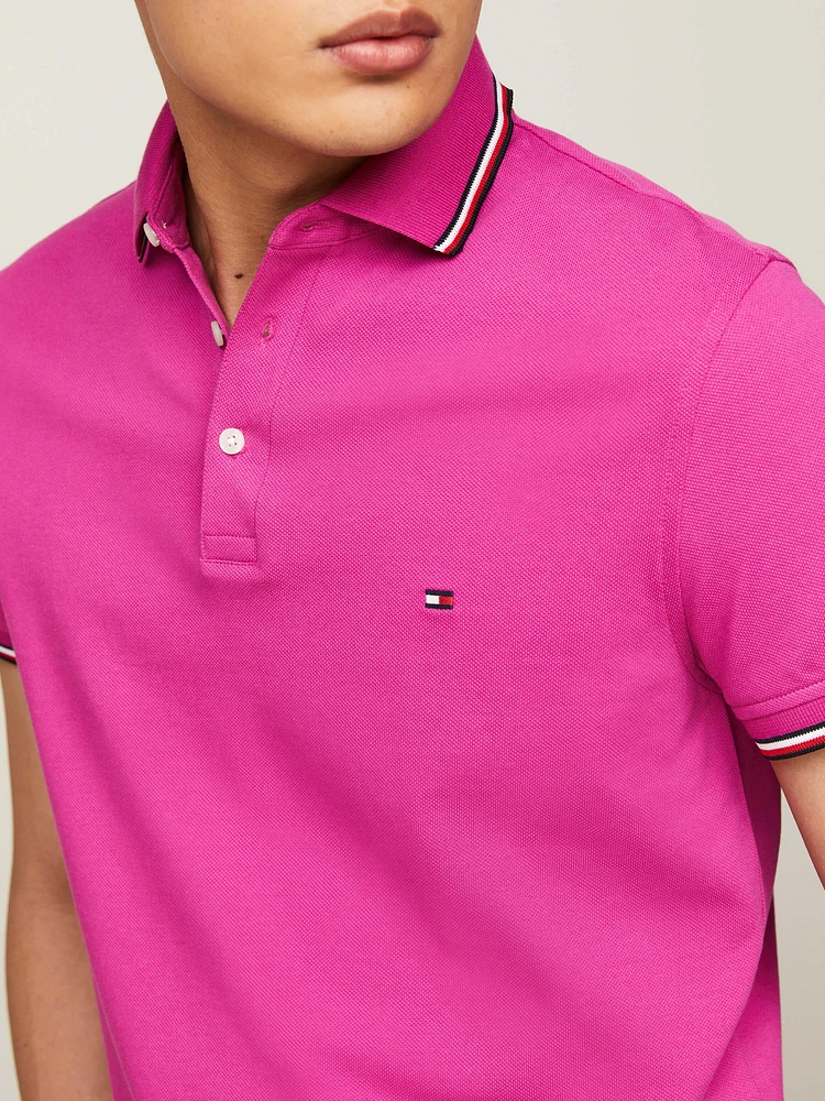 Polo ribeteado colección 1985 de corte slim hombre Tommy Hilfiger