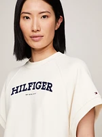 Sudadera con mangas murciélago y monotipo de mujer Tommy Hilfiger