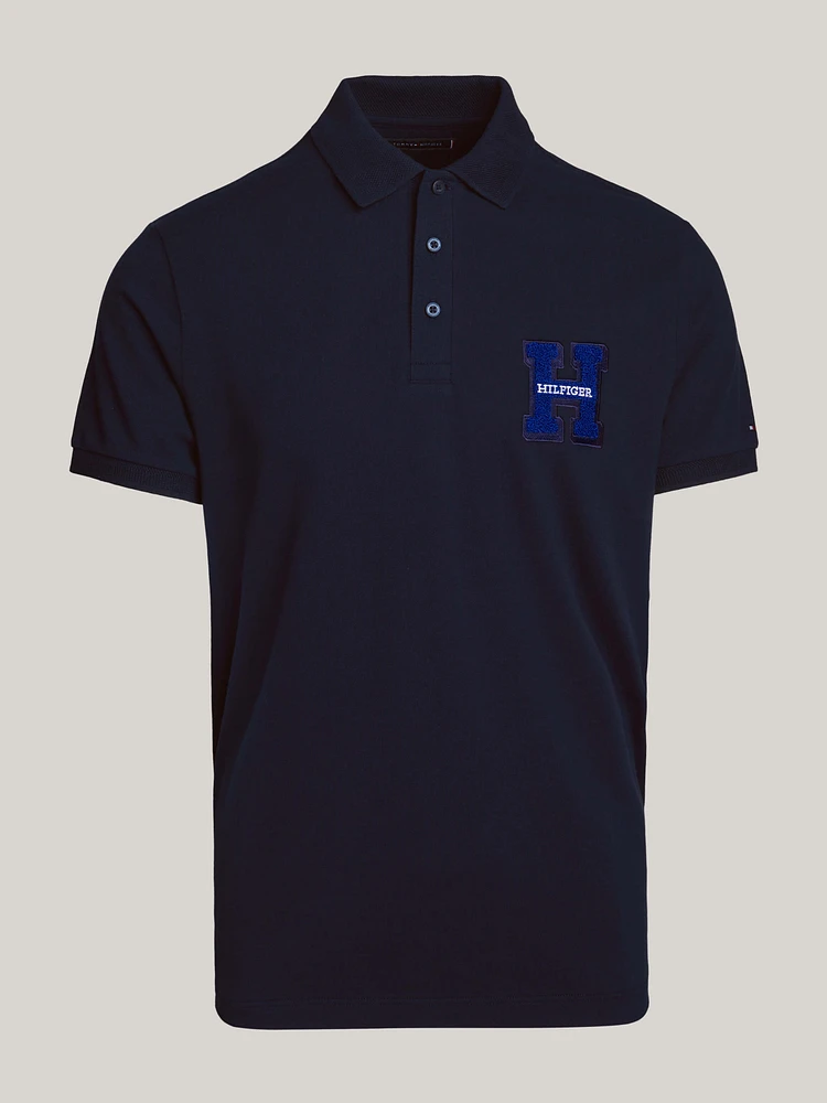 Polo con logo de rizo y corte regular hombre Tommy Hilfiger