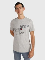 Playera con texto estampado de hombre