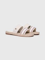 Sandalias con franjas en tira de mujer Tommy Hilfiger