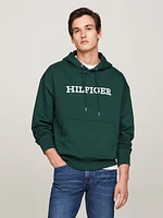 Sudadera con capucha y monotipo Hilfiger de hombre