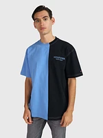 Playera con bloque lateral de hombre