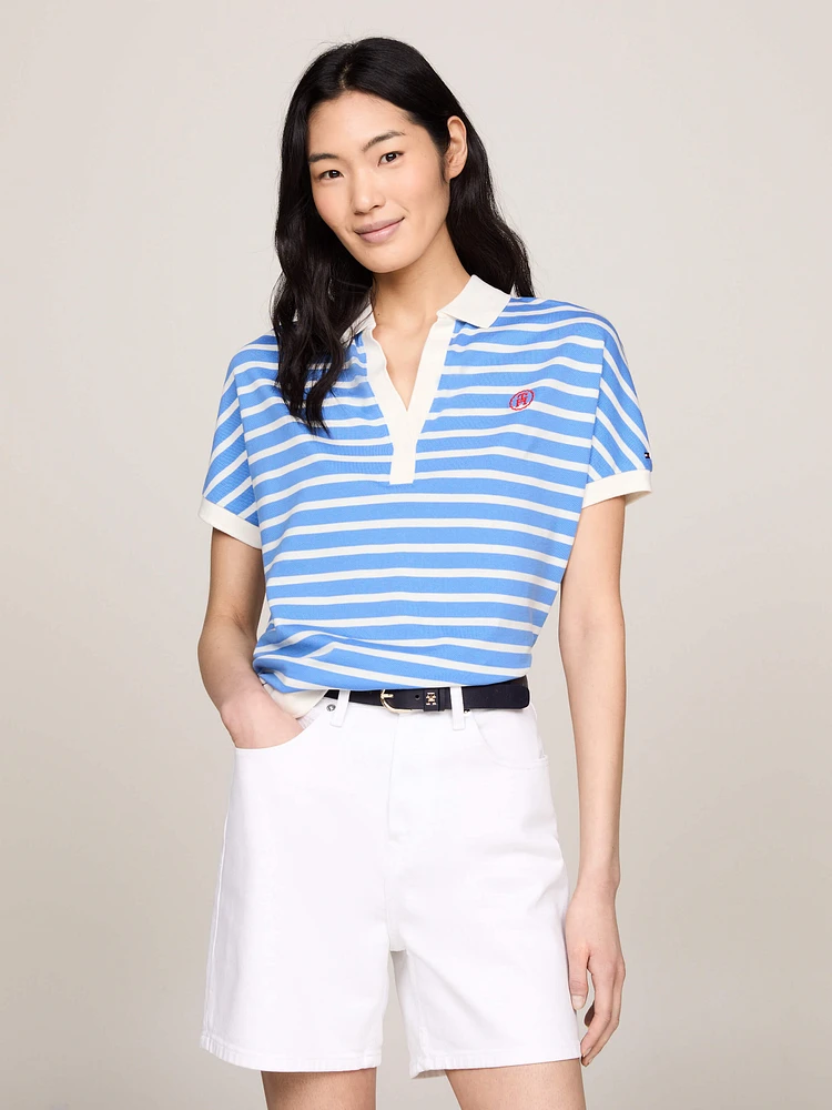 Polo con franjas de mujer Tommy Hilfiger