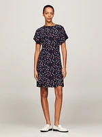 Vestido corto con estampado de cintas mujer Tommy Hilfiger