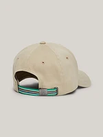 Gorra de cinco paneles con escudo de hombre