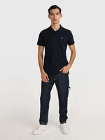 Polo con logo bordado de hombre