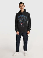 Sudadera con pantera estampada de hombre