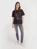 Playera con pantera estampada de mujer Tommy Jeans