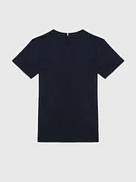 Playera con símbolo estampado de niño Tommy Hilfiger