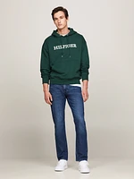 Sudadera con capucha y monotipo Hilfiger de hombre