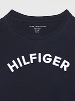 Playera con logo contrastante de niño Tommy Hilfiger