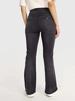 Jeans sylvia high flare con acabado deslavado de mujer Tommy