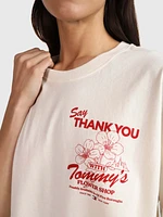 Playera con estampado floral de mujer Tommy Jeans