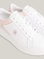 Tenis deportivos de piel con plataforma mujer Tommy Hilfiger