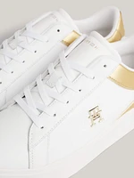 Tenis de piel metalizada con plataforma mujer Tommy Hilfiger