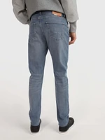 Jeans houston stretch slim taper con acabado deslavado de hombre