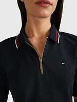 Polo con franjas contrastantes de mujer Tommy Hilfiger