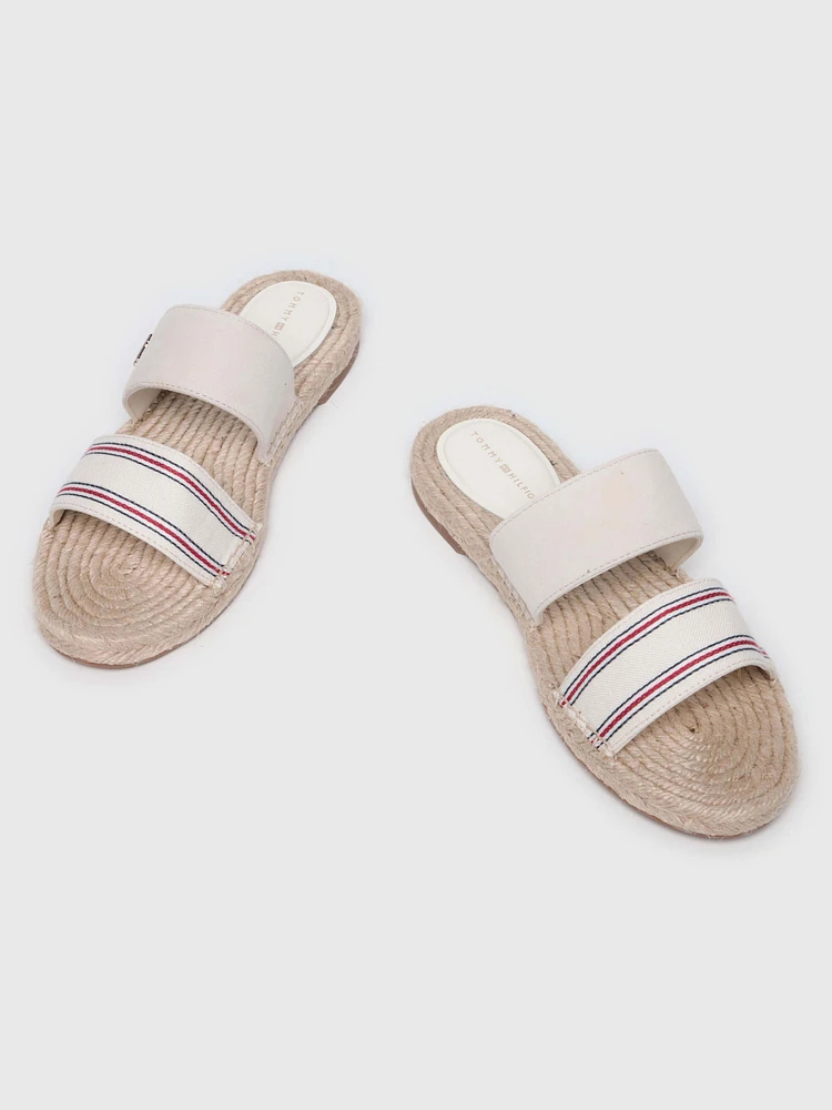 Sandalias con franjas en tira de mujer Tommy Hilfiger