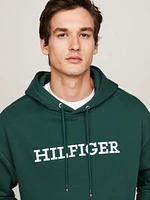 Sudadera con capucha y monotipo Hilfiger de hombre