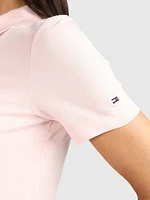 Polo con monograma bordado de mujer Tommy Hilfiger