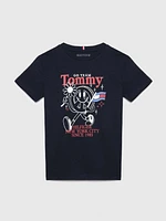 Playera con símbolo estampado de niño Tommy Hilfiger