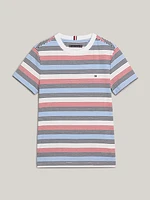 Playera de rayas con cuello redondo niño Tommy Hilfiger