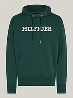 Sudadera con capucha y monotipo Hilfiger de hombre