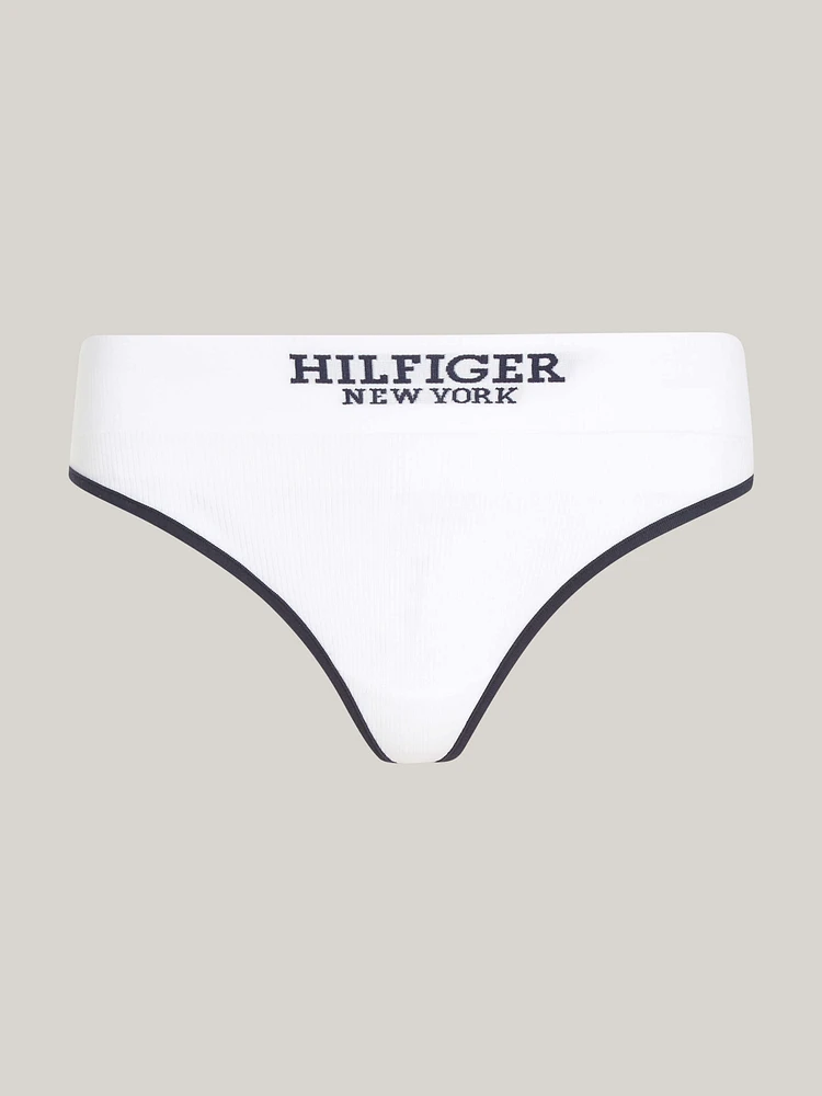 Tanga con monotipo Hilfiger de mujer Tommy