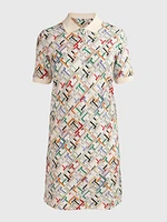 Vestido con monograma estampado de mujer Tommy Hilfiger