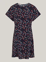 Vestido corto con estampado de cintas mujer Tommy Hilfiger