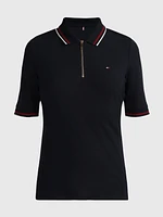 Polo con franjas contrastantes de mujer Tommy Hilfiger