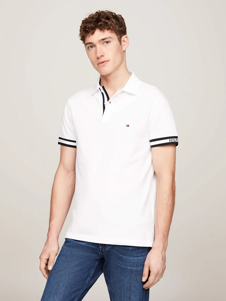 Polo elástico de corte slim hombre Tommy Hilfiger