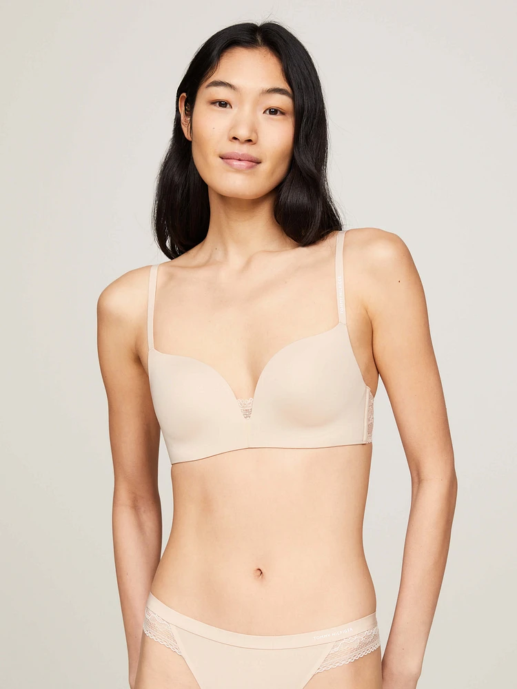 Bra push-up de microfibra sin aros mujer Tommy Hilfiger